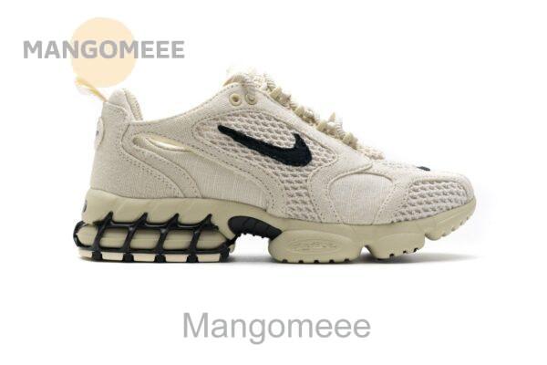 CQ5486-200 Stussy X Nike Air Zoom Spiridon Caged 2 Fossil - Image 16