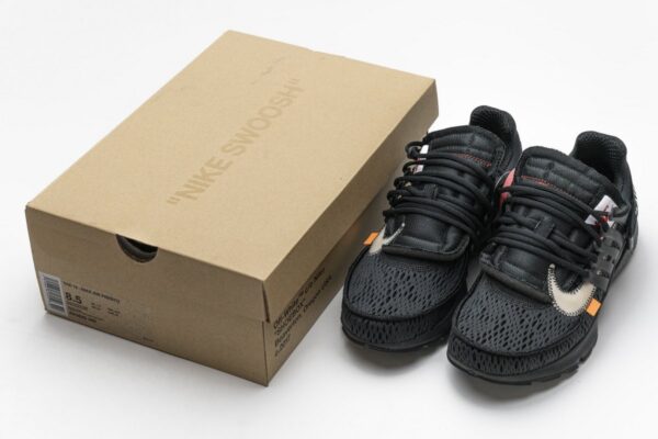 AA3830-002 OFF-WHITE x Nike Air Presto Black - Image 3
