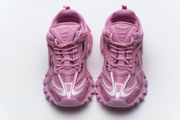568615 W2GN5 5816 Blenciaga Track 2 Sneaker Pink - Image 4