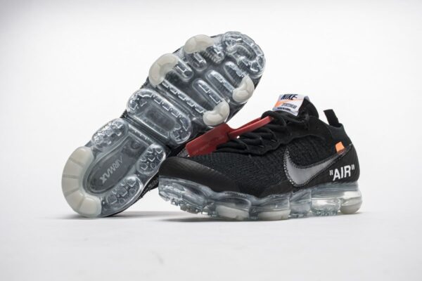 2018 1.0 AA3831-002 Off White x Nike Air VaporMax 2018 'Black White' - Image 6