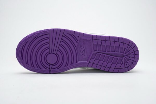 555112-100 Air Jordan 1 Mid SE White Fuchsia Blast - Image 11