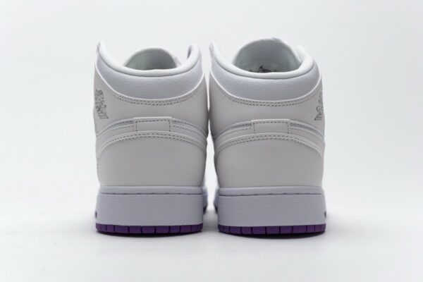 555112-100 Air Jordan 1 Mid SE White Fuchsia Blast - Image 7