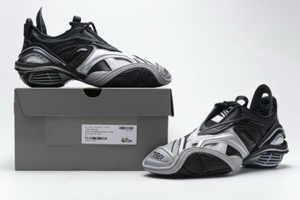 Balenciaga Tyrex 5.0 Sneaker Black Silver - Image 2