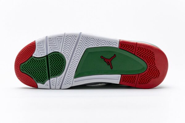 AQ3816-063 Air Jordan 4 Retro White Green Red - Image 8