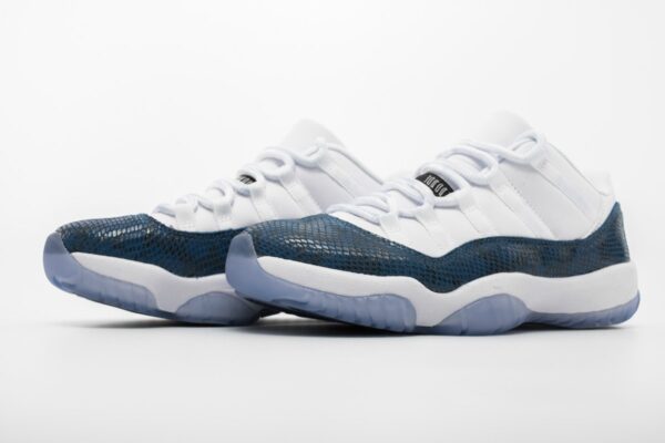 Air Jordan 11 Low “Navy Blue Snakeskin”CD6846-102 - Image 5
