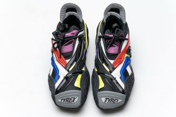 Balenciaga Tyrex 5.0 Sneaker Black Blue Red - Image 4