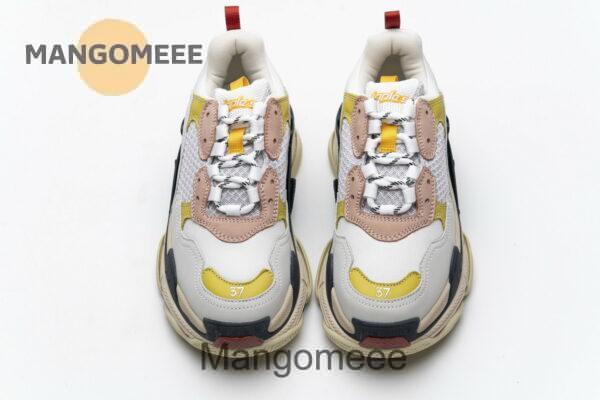 490672 W09O5 9035 Balenciaga Triple S Black Yellow Pink - Image 6