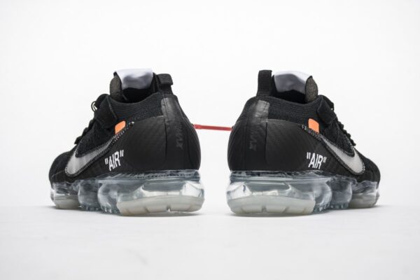 2018 1.0 AA3831-002 Off White x Nike Air VaporMax 2018 'Black White' - Image 7