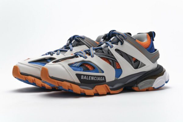 542436 W1GB7 7580 Balenciaga Tess S.Blue Orange - Image 6