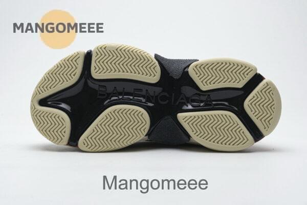 490672 W09O5 9035 Balenciaga Triple S Black Yellow Pink - Image 4