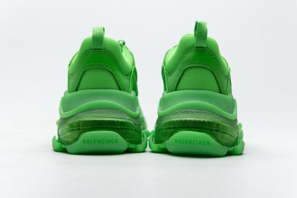 544351 W09OL 3801 Balenciaga Triple S Fluo Green - Image 7
