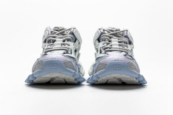 568615 W2GN3 9045 Blenciaga Track 2 Sneaker White Light Blue - Image 5