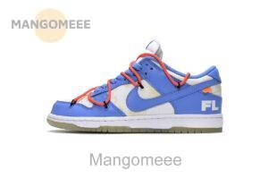 DD0856-403 Off White x Futura x Dunk Low SB UNC