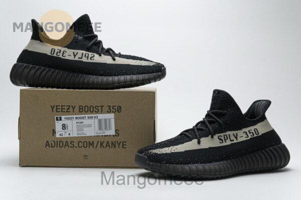 BY1604 Adidas Yeezy Boost 350 V2 Core Black-White Real Boost - Image 3
