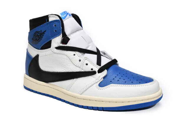 DH3227-105 Fragment x Travis Scott x Air Jordan 1 High OG Military - Image 5