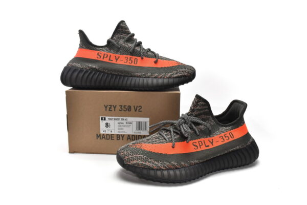 Adidas Yeezy 350 V2 Green Grey - Image 4