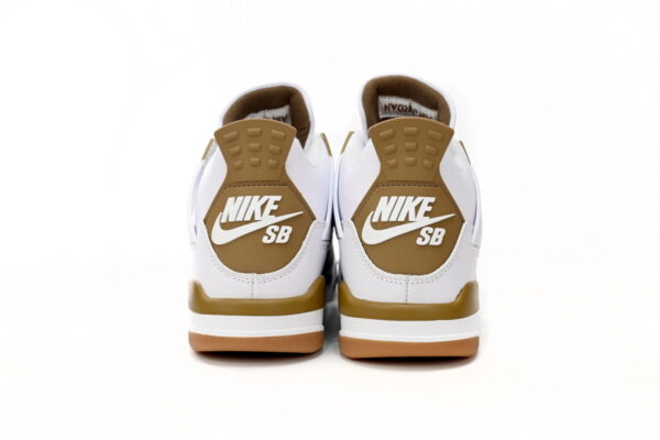 Nike SB x Air Jordan 4 White Brown - Image 5