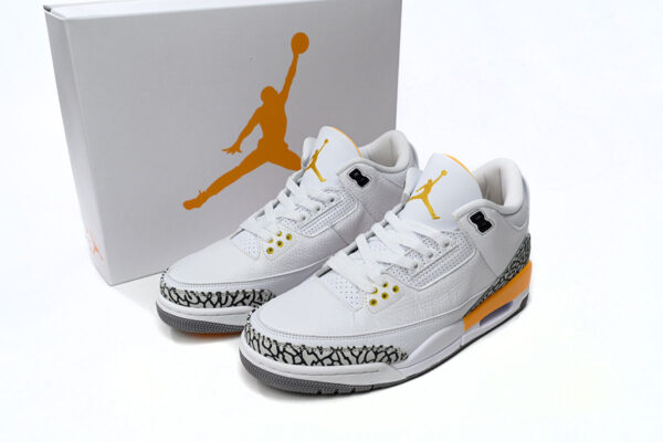 Air Jordan 3 Retro White Orange - Image 4