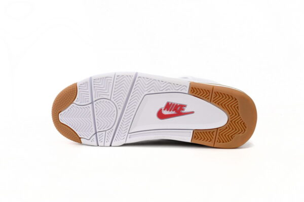 Nike SB x Air Jordan 4 White Brown - Image 6
